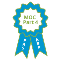 Awarded Part 4 Maintenance of Certification (MOC) Credit
